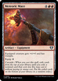2023 Magic: The Gathering: Commander Masters (CMM) - Meteoric Mace (#243, Uncommon) (Foil, Near Mint)