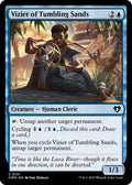 2023 Magic: The Gathering: Commander Masters (CMM) - Vizier of Tumbling Sands (#131, Common) (, Near Mint)