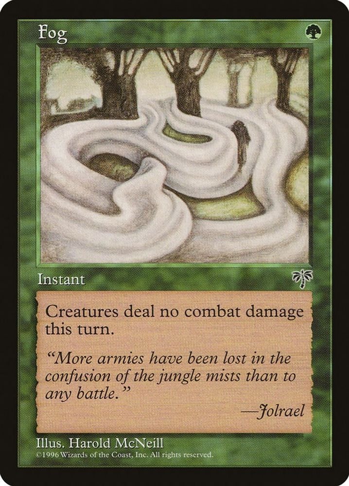 1996 Magic: The Gathering: Mirage (MIR) - Fog (#216, Common) (, Near Mint)