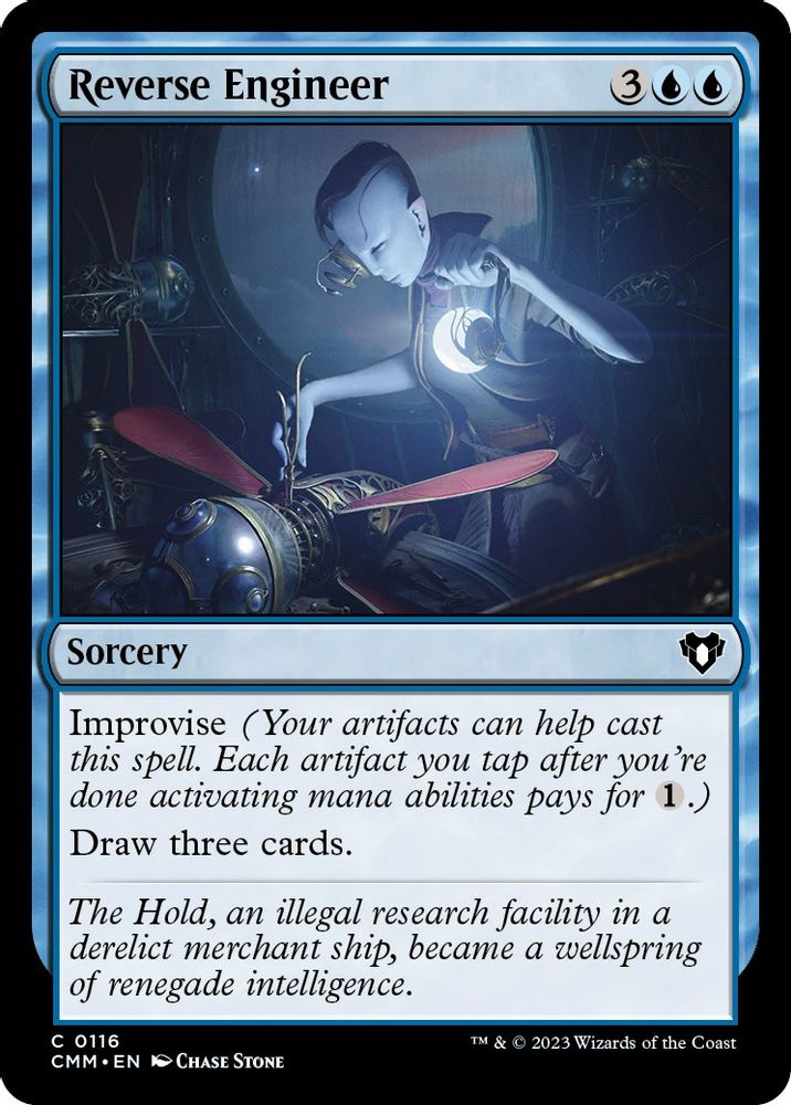 2023 Magic: The Gathering: Commander Masters (CMM) - Reverse Engineer (#116, Common) (, Near Mint)