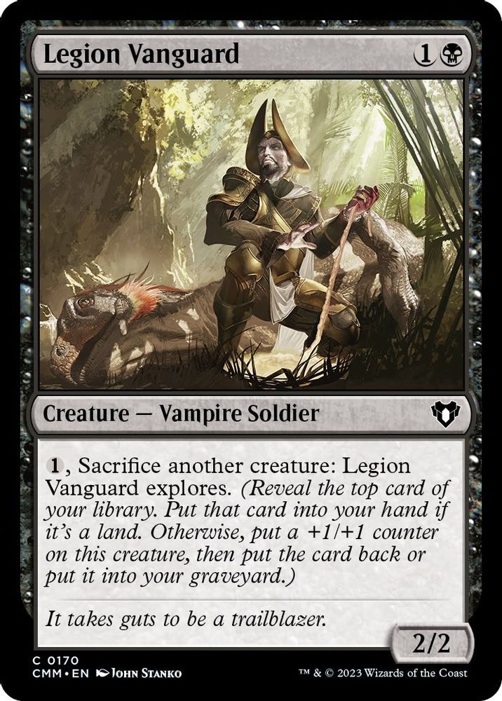 2023 Magic: The Gathering: Commander Masters (CMM) - Legion Vanguard (#170, Common) (, Near Mint)
