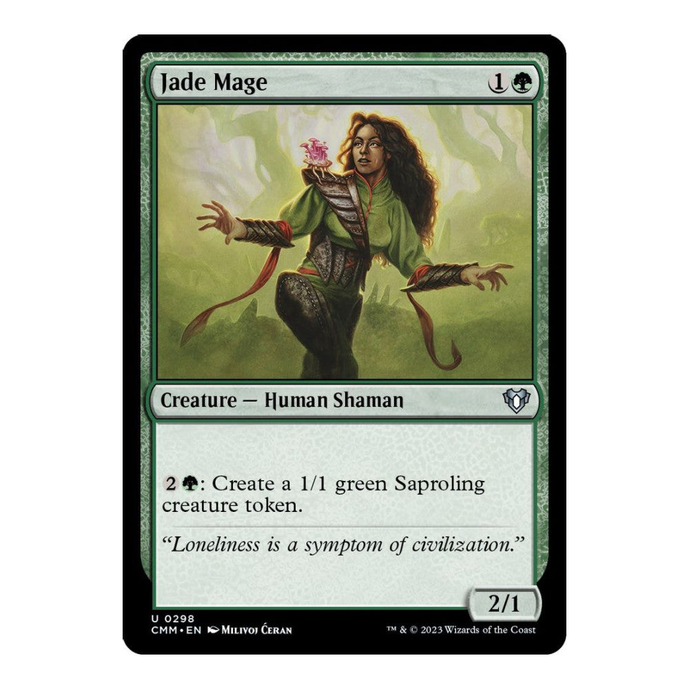 Jade Mage - Commander Masters () - Near Mint -