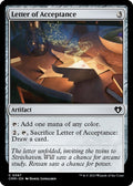 2023 Magic: The Gathering: Commander Masters (CMM) - Letter of Acceptance (#397, Common) (, Near Mint)