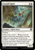 2023 Magic: The Gathering: Commander Masters (CMM) - Custodi Squire (#19, Common) (, Near Mint)