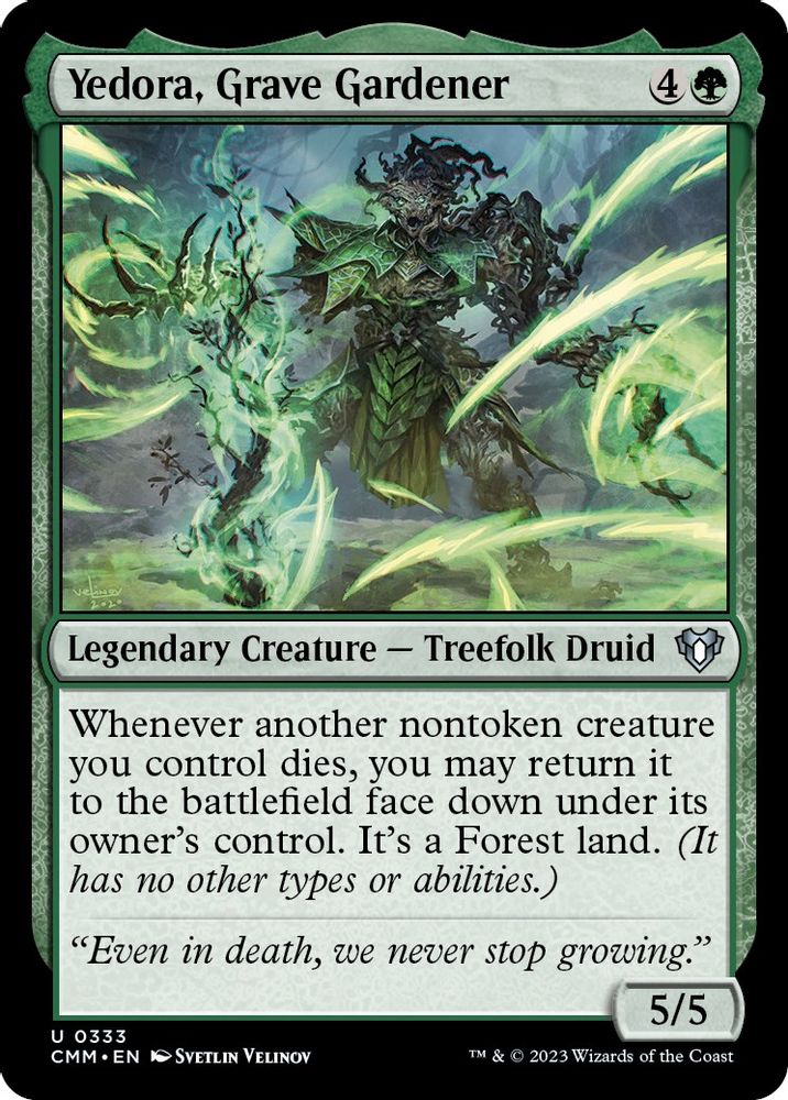 2023 Magic: The Gathering: Commander Masters (CMM) - Yedora Grave Gardener (#333, Uncommon) (, Near Mint)