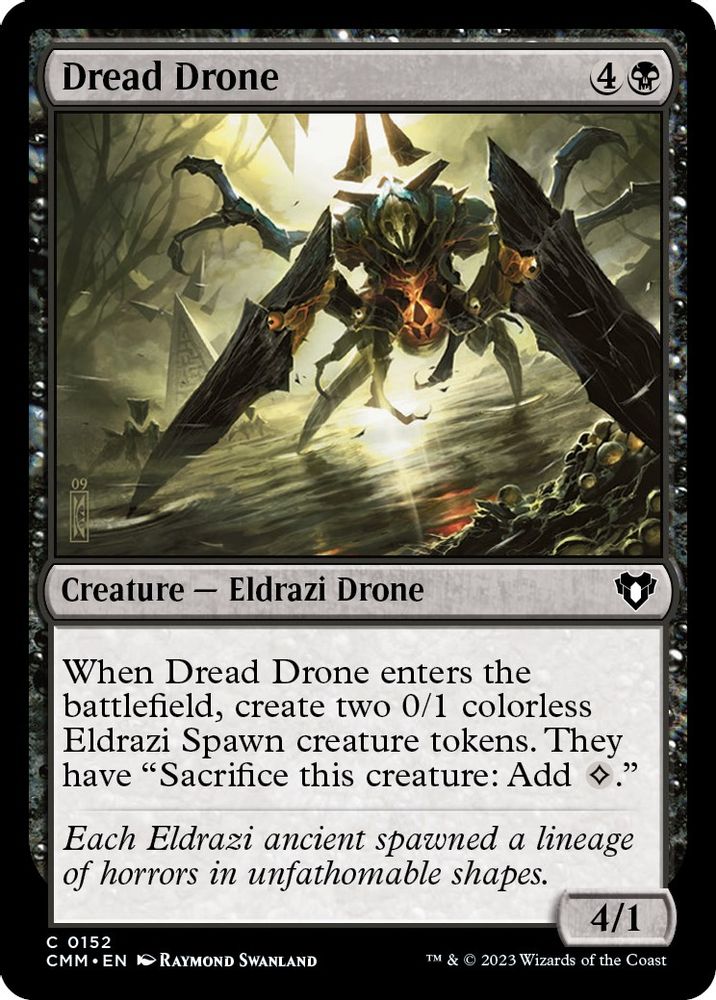 2023 Magic: The Gathering: Commander Masters (CMM) - Dread Drone (#152, Common) (, Near Mint)