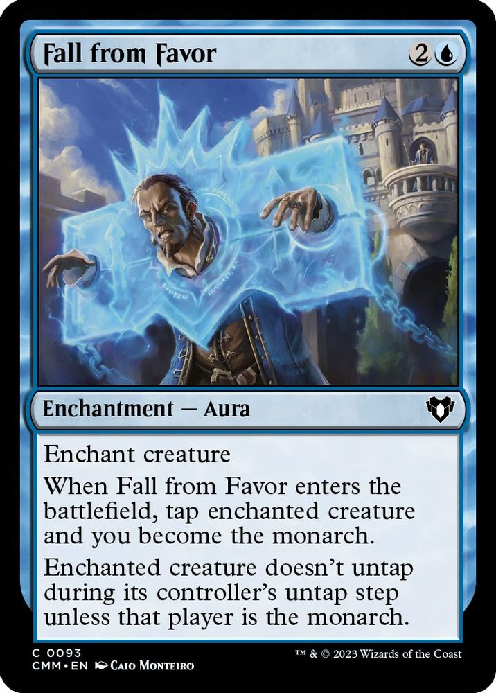 2023 Magic: The Gathering: Commander Masters (CMM) - Fall from Favor (#93, Common) (, Near Mint)