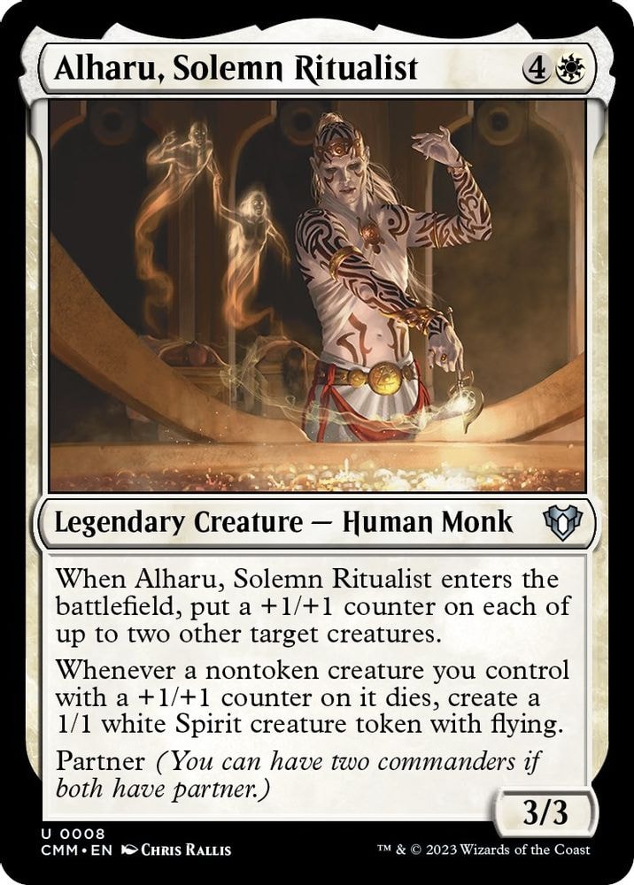2023 Magic: The Gathering: Commander Masters (CMM) - Alharu Solemn Ritualist (#8, Uncommon) (Foil, Near Mint)