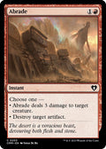 2023 Magic: The Gathering: Commander Masters (CMM) - Abrade (#203, Common) (Foil, Near Mint)