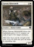 2023 Magic: The Gathering: Commander Masters (CMM) - Gavony Silversmith (#25, Common) (, Near Mint)