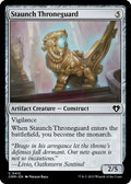 2023 Magic: The Gathering: Commander Masters (CMM) - Staunch Throneguard (#412, Common)