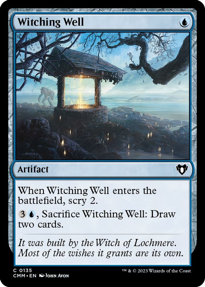 2023 Magic: The Gathering: Commander Masters (CMM) - Witching Well (#135, Common) (, Near Mint)