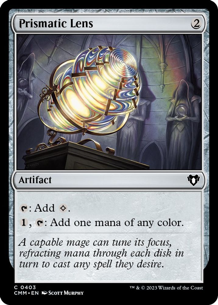 2023 Magic: The Gathering: Commander Masters (CMM) - Prismatic Lens (#403, Common) (, Near Mint)