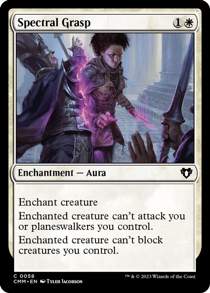 2023 Magic: The Gathering: Commander Masters (CMM) - Spectral Grasp (#58, Common) (, Near Mint)