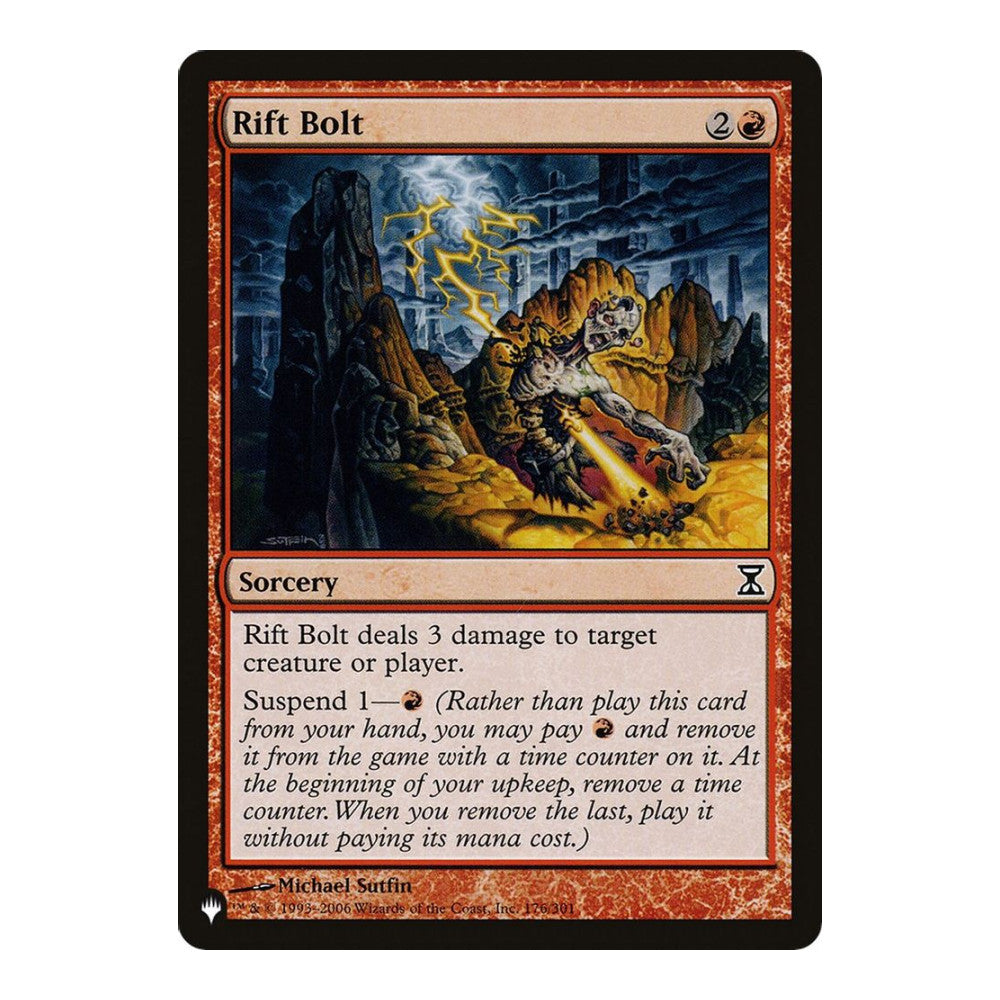 2026 Magic: The Gathering: The List Reprints (LIST) - Rift Bolt (#176/301, Common) (, Near Mint)