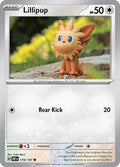2023 Pokemon: SV03: Obsidian Flames (OBF) - Lillipup (#170/197, Common) (, Near Mint)