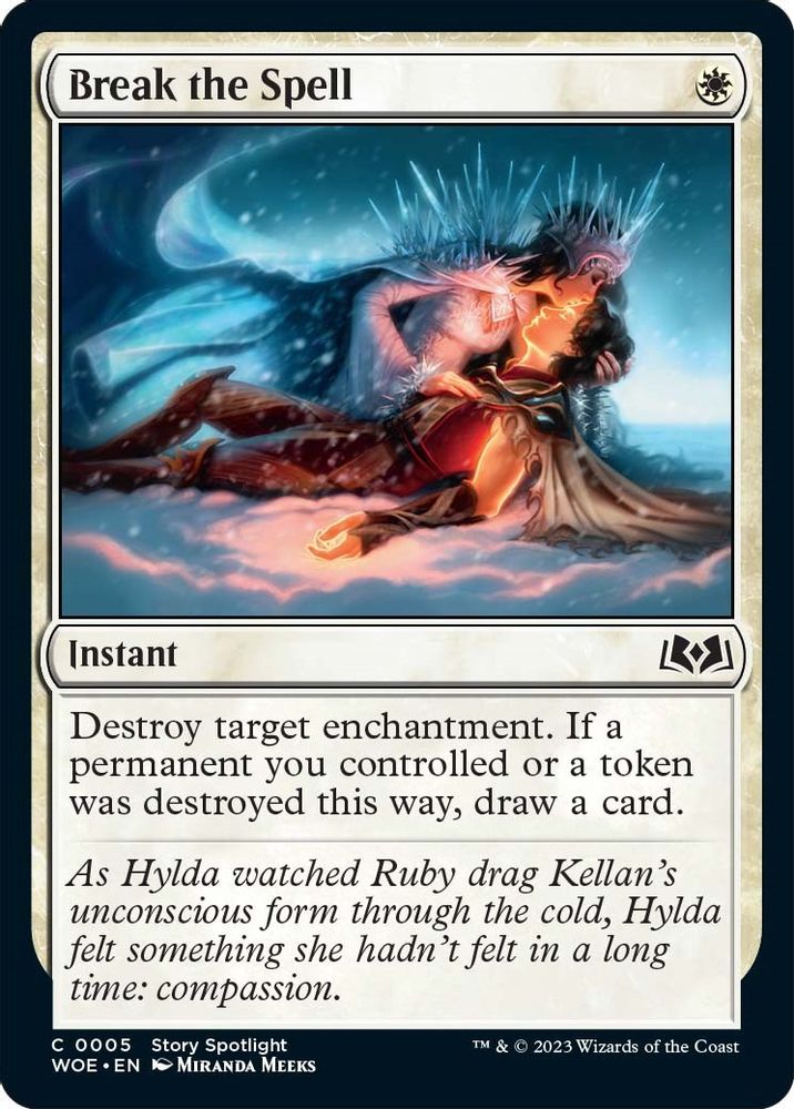 2023 Magic: The Gathering: Wilds of Eldraine (WOE) - Break the Spell (#5, Common) (, Near Mint)