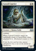 2023 Magic: The Gathering: Wilds of Eldraine (WOE) - Cursed Courtier (#9, Uncommon) (, Near Mint)