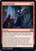 2023 Magic: The Gathering: Wilds of Eldraine (WOE) - Twisted Fealty (#154, Uncommon)