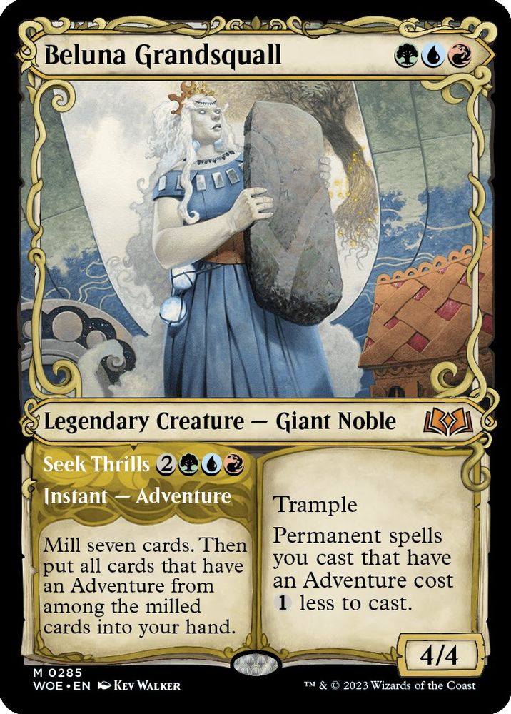 2023 Magic: The Gathering: Wilds of Eldraine (WOE) - Beluna Grandsquall Showcase (#285, Mythic Rare) (, Near Mint)