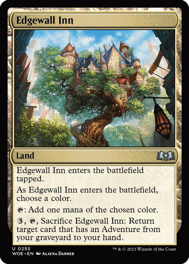 2023 Magic: The Gathering: Wilds of Eldraine (WOE) - Edgewall Inn (#255, Uncommon) (, Near Mint)