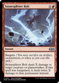 2023 Magic: The Gathering: Wilds of Eldraine (WOE) - Stonesplitter Bolt (#151, Uncommon) (, Near Mint)