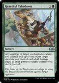 2023 Magic: The Gathering: Wilds of Eldraine (WOE) - Graceful Takedown (#171, Uncommon)
