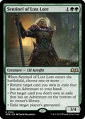 2023 Magic: The Gathering: Wilds of Eldraine (WOE) - Sentinel of Lost Lore (#184, Rare) (, Near Mint)