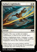 2023 Magic: The Gathering: Wilds of Eldraine (WOE) - Kellans Lightblades (#18, Common) (, Near Mint)