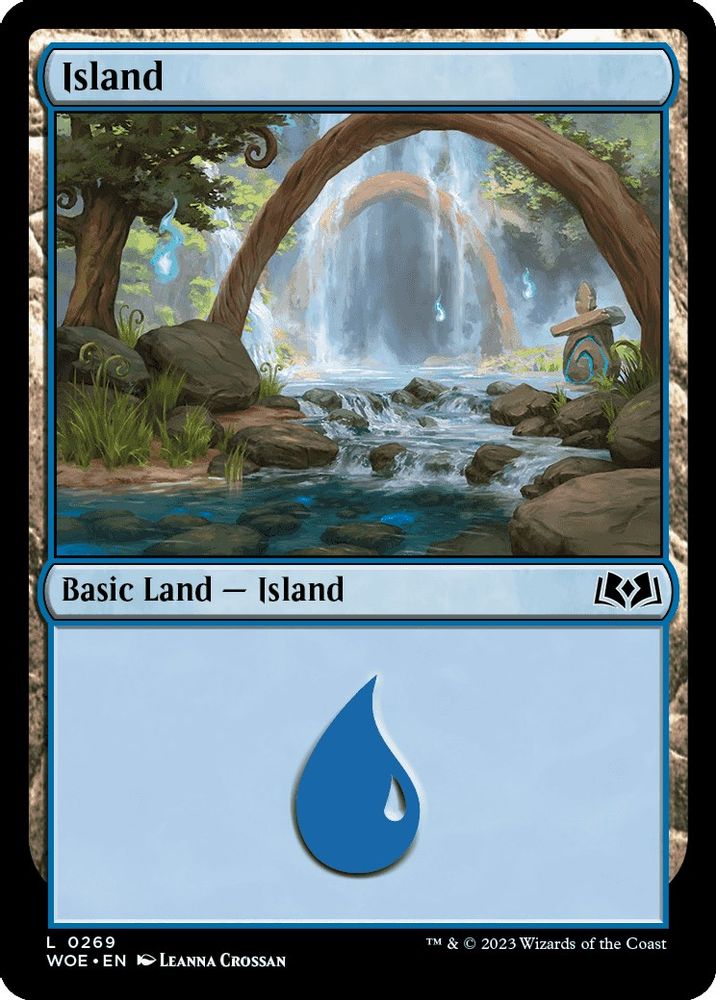 2023 Magic: The Gathering: Wilds of Eldraine (WOE) - Island 0269 (#269, Land) (, Near Mint)