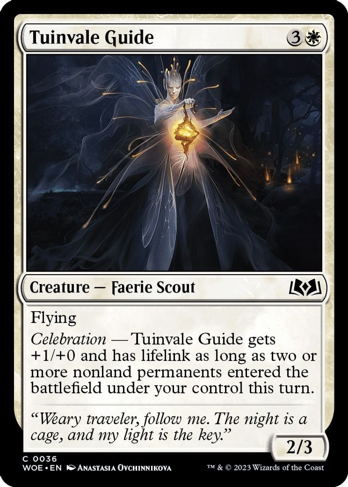 2023 Magic: The Gathering: Wilds of Eldraine (WOE) - Tuinvale Guide (#36, Common) (, Near Mint)