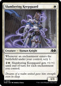 2023 Magic: The Gathering: Wilds of Eldraine (WOE) - Slumbering Keepguard (#29, Common) (, Near Mint)