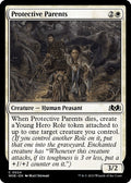 2023 Magic: The Gathering: Wilds of Eldraine (WOE) - Protective Parents (#24, Common) (, Near Mint)