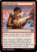 2023 Magic: The Gathering: Wilds of Eldraine (WOE) - Kindled Heroism (#138, Common) (, Near Mint)
