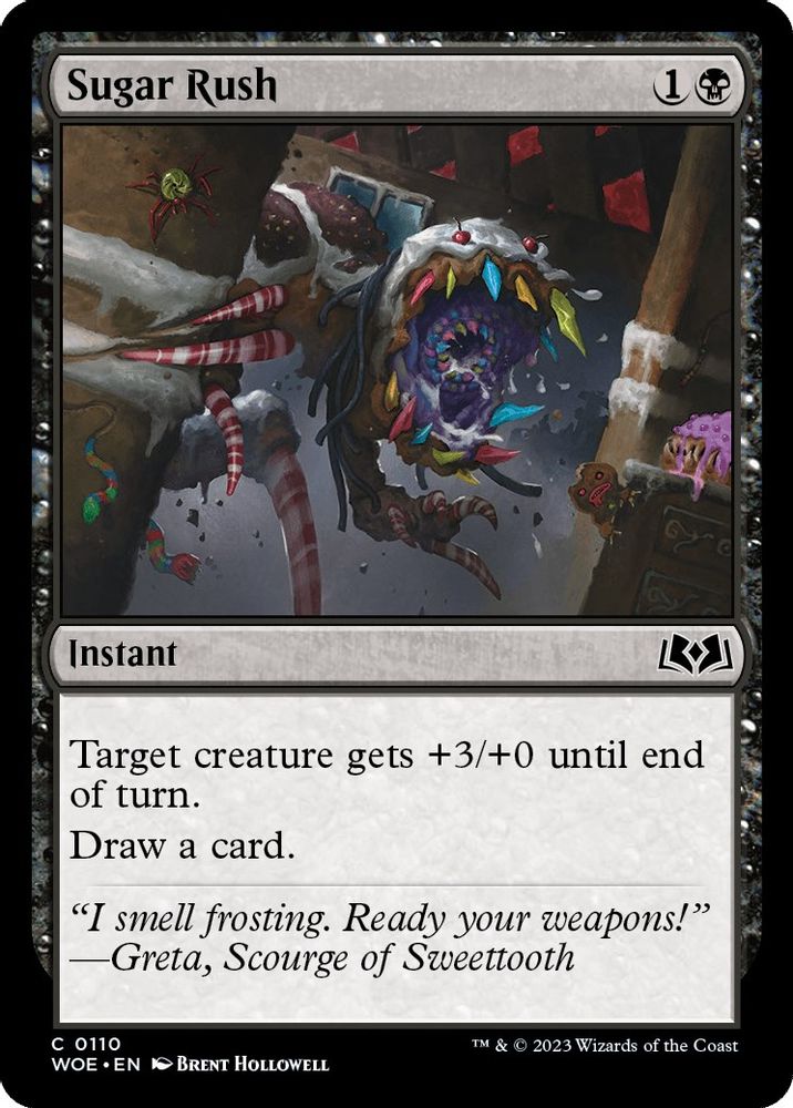 2023 Magic: The Gathering: Wilds of Eldraine (WOE) - Sugar Rush (#110, Common) (, Near Mint)