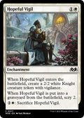 2023 Magic: The Gathering: Wilds of Eldraine (WOE) - Hopeful Vigil (#17, Common) (, Near Mint)
