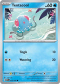 2023 Pokemon: SV: Scarlet & Violet 151 (MEW) - Tentacool (#072/165, Common) (Reverse Holofoil, Near Mint)