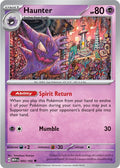 2023 Pokemon: SV: Scarlet & Violet 151 (MEW) - Haunter (#093/165, Uncommon)