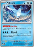 2023 Pokemon: SV: Scarlet & Violet 151 (MEW) - Articuno (#144/165, Rare)