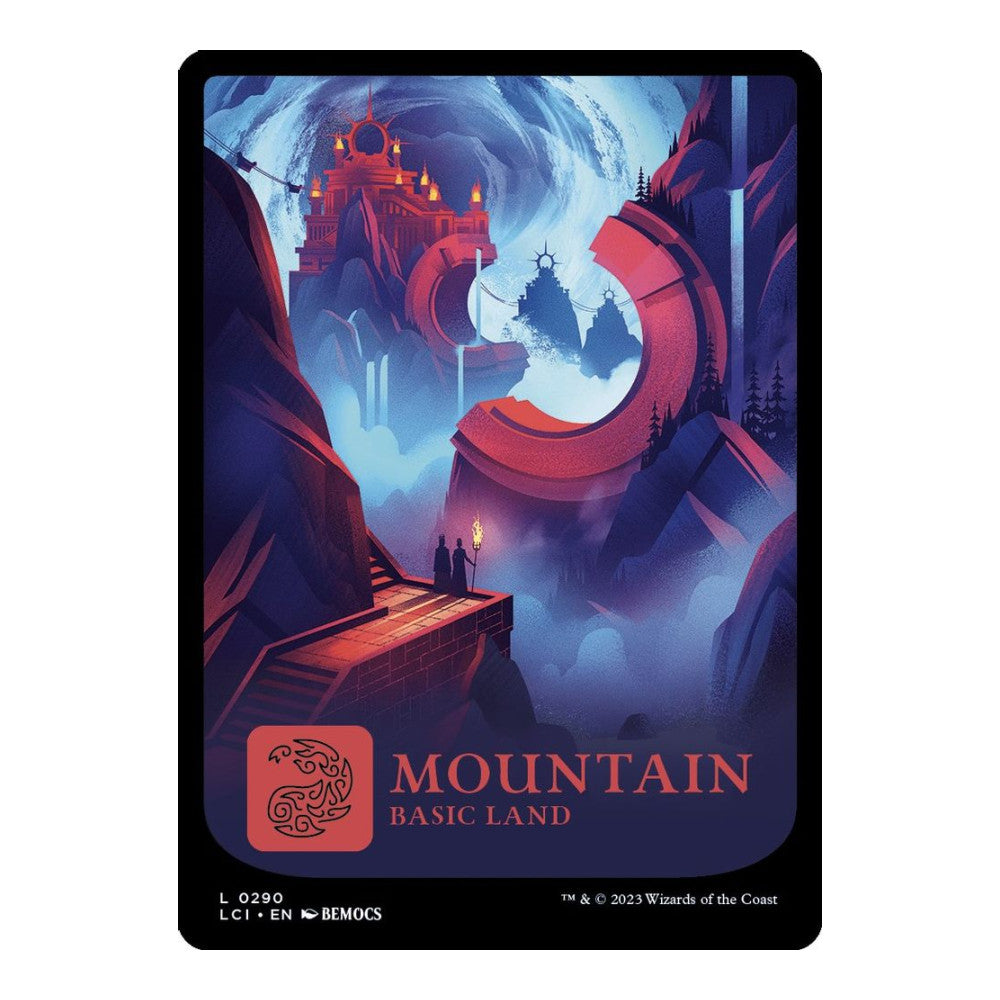 2023 Magic: The Gathering: The Lost Caverns of Ixalan (LCI) - Mountain 0290 (#290, Land) (, Near Mint)