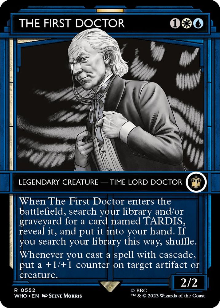 2023 Magic: The Gathering: Universes Beyond: Doctor Who (WHO) - The First Doctor Showcase (#552, Rare)