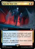 2023 Magic: The Gathering: Universes Beyond: Doctor Who (WHO) - Run for Your Life Extended Art (#438, Rare) (Foil, Near Mint)