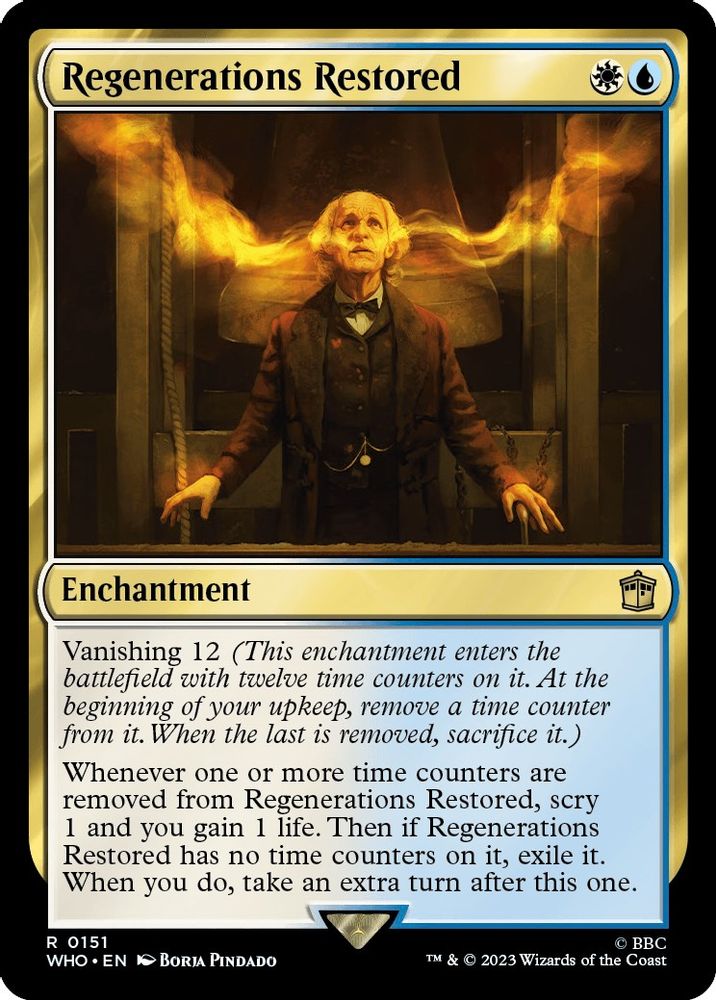 2023 Magic: The Gathering: Universes Beyond: Doctor Who (WHO) - Regenerations Restored (#151, Rare) (Foil, Near Mint)