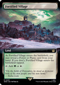 2023 Magic: The Gathering: Universes Beyond: Doctor Who (WHO) - Fortified Village Extended Art (#497, Rare) (Foil, Near Mint)