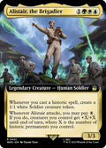 2023 Magic: The Gathering: Universes Beyond: Doctor Who (WHO) - Alistair the Brigadier Extended Art (#401, Rare) (, Near Mint)