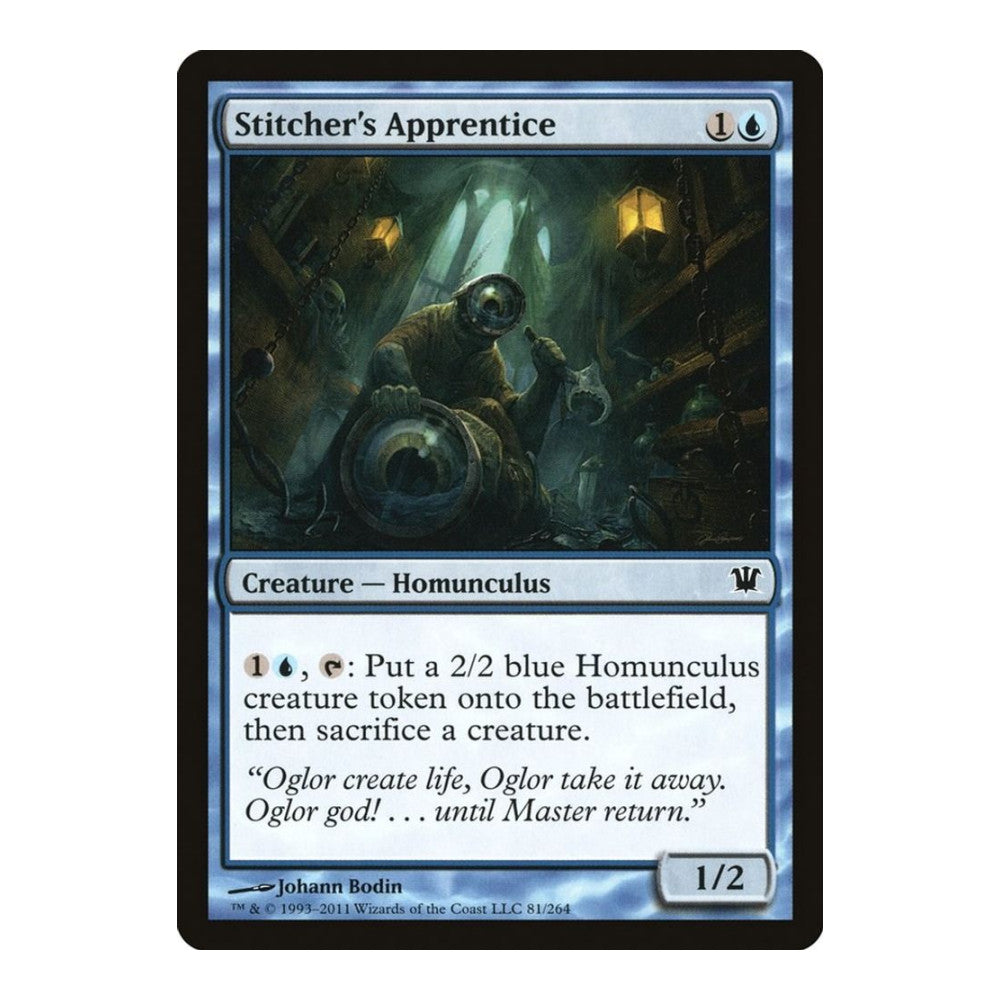 2011 Magic: The Gathering: Innistrad (ISD) - Stitchers Apprentice (#81, Common) (, Near Mint)