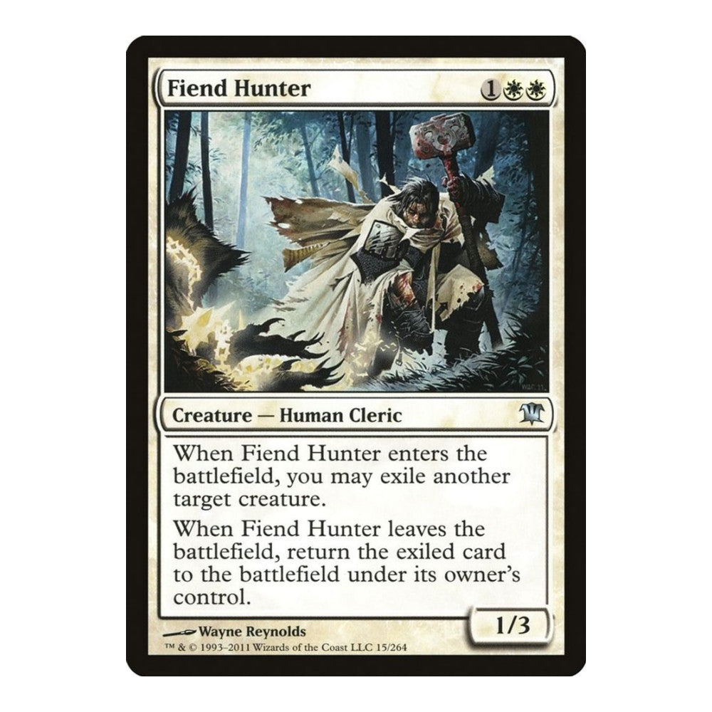 2011 Magic: The Gathering: Innistrad (ISD) - Fiend Hunter (#15, Uncommon) (, Near Mint)