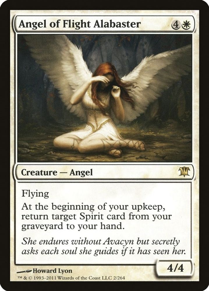 2011 Magic: The Gathering: Innistrad (ISD) - Angel of Flight Alabaster (#2, Rare) (, Near Mint)
