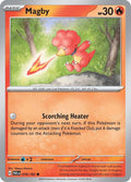 2023 Pokemon: SV04: Paradox Rift (PAR) - Magby - 019/182 (#019/182, Common) (Reverse Holofoil, Near Mint)