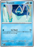 2023 Pokemon: SV04: Paradox Rift (PAR) - Snorunt - 037/182 (#037/182, Common) (Reverse Holofoil, Near Mint)